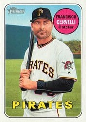2018 Topps Heritage Base Set Francisco Cervelli #282 card