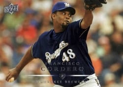 2008 Upper Deck Base Set Francisco Cordero #54 card