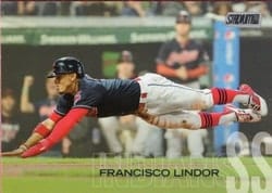 2018 Stadium Club Base Set Francisco Lindor #58b card