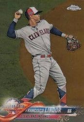 2018 Topps Chrome Update Base Set Francisco Lindor #HMT81 card