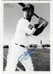 2018 Topps Heritage 1969 Topps Deckle Edge Francisco Lindor #5 card