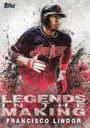 2018 Topps Legends in the Making (Series One) Francisco Lindor #LTM-FL card