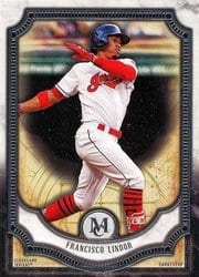 2018 Topps Museum Collection Base Set Francisco Lindor #30 card