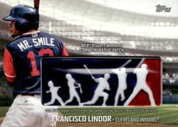 2018 Topps Players Weekend Logo Patches Francisco Lindor #PWP-FL card