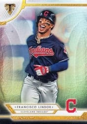 2018 Topps Triple Threads Base Set Francisco Lindor #32 card