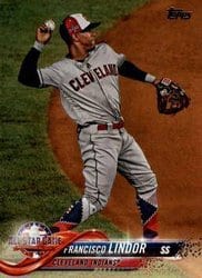 2018 Topps Update Base Set Francisco Lindor #US157 card