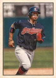 2019 Bowman Heritage Base Set Francisco Lindor #53VR-106 card