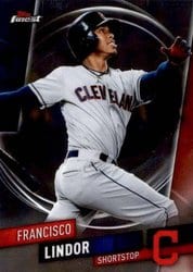 2019 Finest Base Set Francisco Lindor #38 card