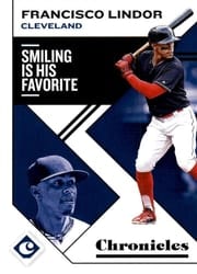 2019 Panini Chronicles Base Set Francisco Lindor #33 card