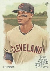 2019 Topps Allen & Ginter Base Set Francisco Lindor #21 card