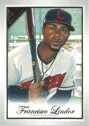 2019 Topps Gallery Base Set Francisco Lindor #50 card