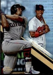 2019 Topps Gold Label Base Set Francisco Lindor #17 card