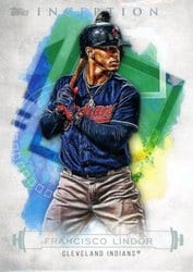 2019 Topps Inception Base Set Francisco Lindor #17 card