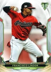 2019 Topps Triple Threads Base Set Francisco Lindor #24 card