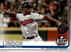 2019 Topps Update Base Set Francisco Lindor #US293 card