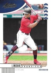 2020 Panini Absolute Base Set Francisco Lindor #96 card