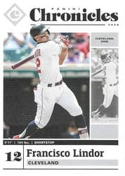2020 Panini Chronicles Base Set Francisco Lindor #18 card