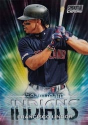 2020 Stadium Club Chrome Beam Team Francisco Lindor #BT-16 card