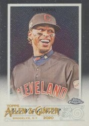 2020 Topps Allen & Ginter Chrome Base Set Francisco Lindor #93 card
