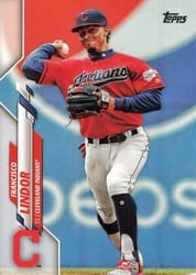 2020 Topps Base Set Francisco Lindor #201 card