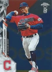 2020 Topps Chrome Ben Baller Edition Base Set Francisco Lindor #156 card