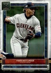 2020 Topps Museum Collection Base Set Francisco Lindor #99 card