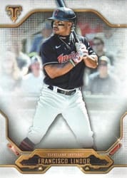 2020 Topps Triple Threads Base Set Francisco Lindor #30 card
