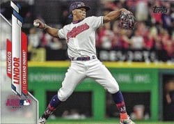 2020 Topps Update Base Set Francisco Lindor #U-143 card