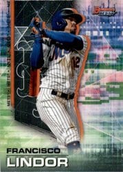 2021 Bowman's Best Base Set Francisco Lindor #99 card