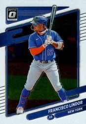 2021 Donruss Optic Base Set Francisco Lindor #152 card