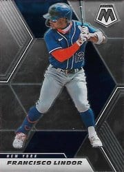 2021 Panini Mosaic Base Set Francisco Lindor #101 card