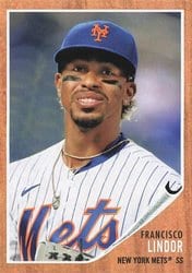 2021 Topps Archives Base Set Francisco Lindor #62 card