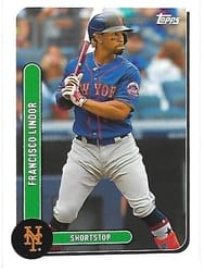 2021 Topps Brooklyn Collection Base Set Francisco Lindor #6 card