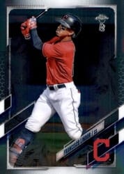 2021 Topps Chrome Ben Baller Edition Base Set Francisco Lindor #16 card