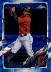 2021 Topps Chrome Sapphire Edition Base Set Francisco Lindor #309 card