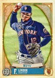 2021 Topps Gypsy Queen Base Set Francisco Lindor #169 card