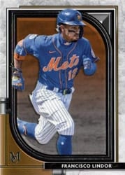 2021 Topps Museum Collection Base Set Francisco Lindor #74