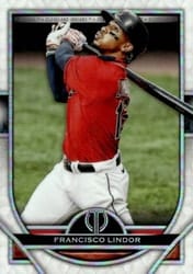 2021 Topps Tribute Base Set Francisco Lindor #30 card