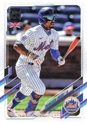 2021 Topps UK Edition Base Set Francisco Lindor #190 card