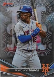 2022 Bowman's Best Base Set Francisco Lindor #9 card
