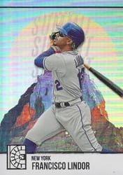 2022 Panini Capstone Summit Francisco Lindor #S-4 card