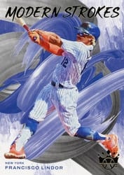 2022 Panini Diamond Kings Modern Strokes Francisco Lindor #MS-15 card