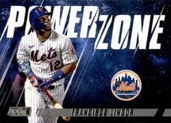 2022 Stadium Club Power Zone Francisco Lindor #PZ-24 card