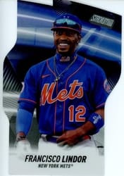 2022 Stadium Club Triumvirates Francisco Lindor #T-9 card