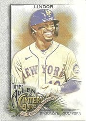 2022 Topps Allen & Ginter Base Set Francisco Lindor #34 card