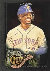 2022 Topps Allen & Ginter X Base Set Francisco Lindor #34 card