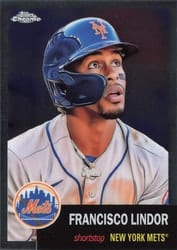 2022 Topps Chrome Platinum Anniversary Base Set Francisco Lindor #233 card