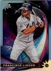 2022 Topps Cosmic Chrome Star Gaze Francisco Lindor #SG-23 card