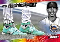 2022 Topps Flashiest Feet Francisco Lindor #FF-8 card