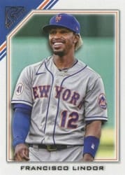 2022 Topps Gallery Base Set Francisco Lindor #177 card